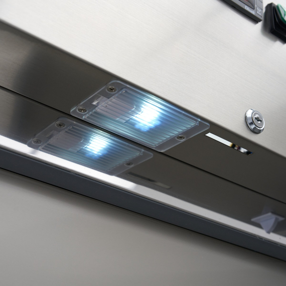 Maxima Gastro Kühlschrank - 600 l - 3 Einstellbare Regale (2/1 GN) - Rostfreier Stahl - auf Rädern
