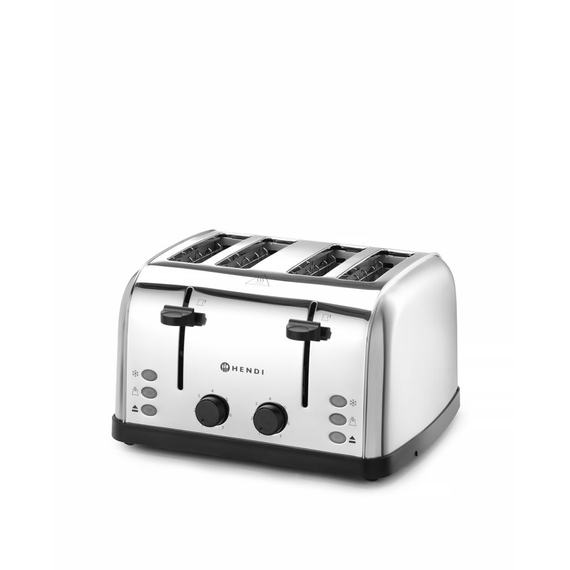 Hendi Toaster 4-fach, 240V/1500W, 295x335x(H)180mm