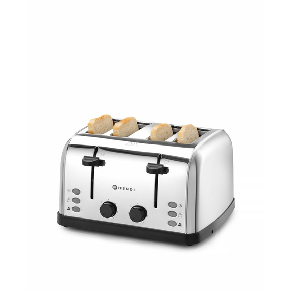 Hendi Toaster 4-fach, 240V/1500W, 295x335x(H)180mm
