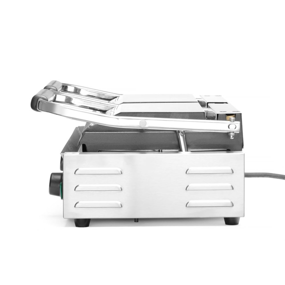 Hendi Kontaktgrill - Doppelversion, gerillte Ausführung, oben und unten gerillt, 230V/3600W, 570x375x(H)216mm