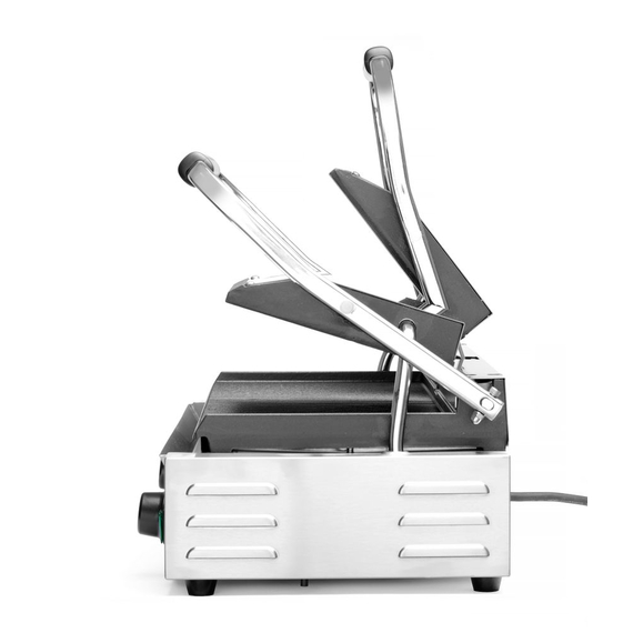 Hendi Kontaktgrill - Doppelversion, gerillte Ausführung, oben und unten gerillt, 230V/3600W, 570x375x(H)216mm