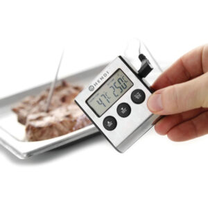 Hendi Bratenthermometer mit Timer, 65x70x(H)17mm