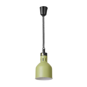 Hendi Höhenverstellbare Wärmelampe, zylinderförmig, Grün, 230V/250W, ⌀175x(H)250mm