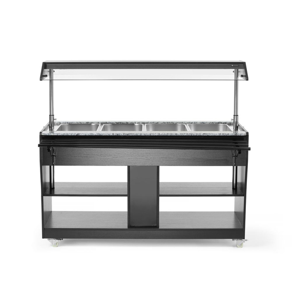 Arktic Buffet-Theke beheizt, GN 1/1, 1490x765x(H)1370mm