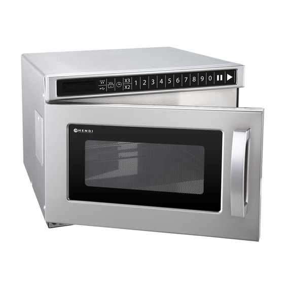 Hendi Mikrowelle, programmierbar via USB-Anschluss 1800W, 230V/3000W, 560x419x(H)336mm