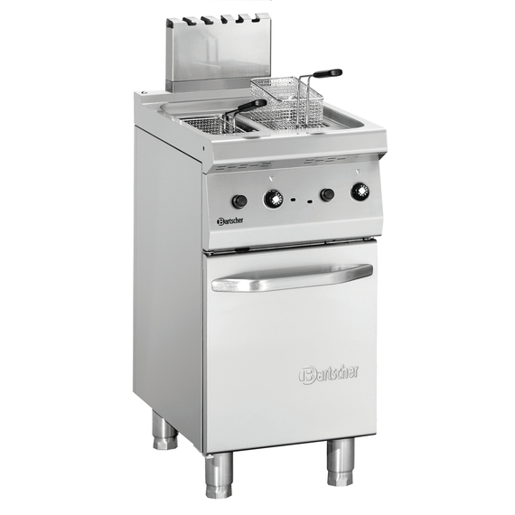 Bartscher Fritteuse Gas, 700, B400, 2x7L