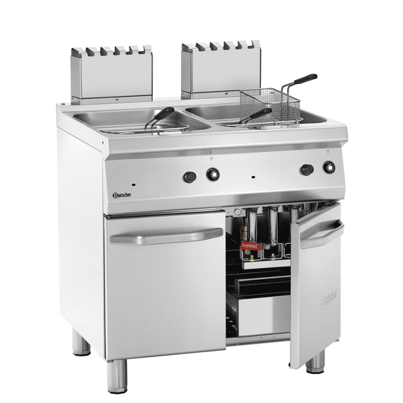 Bartscher Fritteuse Gas, 700, B800, 2x15L
