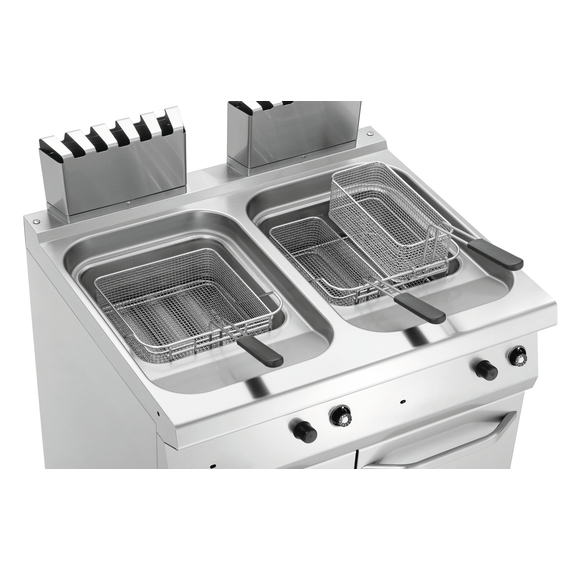 Bartscher Fritteuse Gas, 700, B800, 2x15L