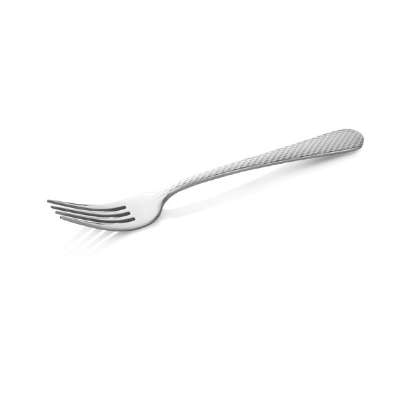 Was Germany Menügabel Set CELESTE, 21 cm, mit strukturierter Oberfläche, Set á 12 Stück, Chromstahl 18/0