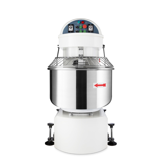 Maxima Gastro Teigmischer - 130 l - 80 kg Teig - 2 Geschwindigkeiten - 400 V