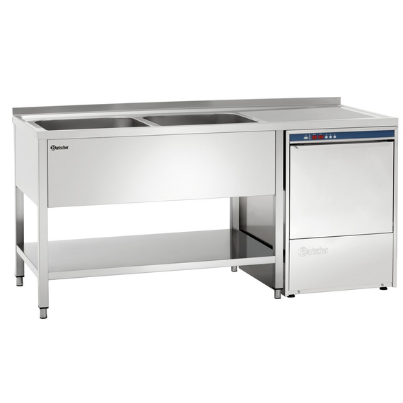 Bartscher Spülcenter 700, B1800 2 Becken LI
