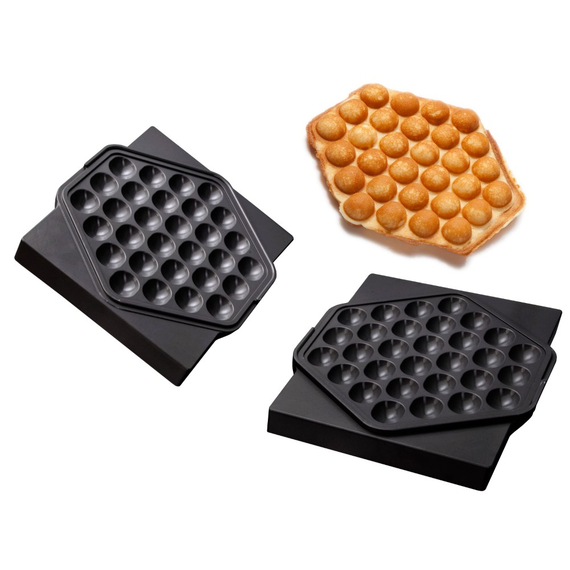 Neumärker Bubble Waffel Backplattensatz für SWiNG-Backsystem