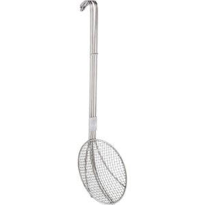Stalgast Back-/Frittierlöffel aus Chromstahl, Ø 24 cm, Länge 57 cm