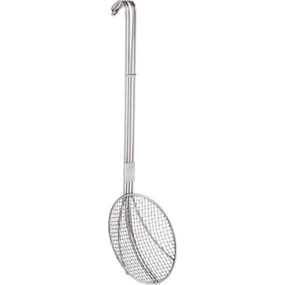 Stalgast Back-/Frittierlöffel aus Chromstahl, Ø 24 cm, Länge 57 cm