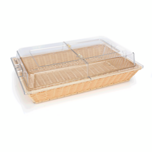 Was Germany Systemkorb GN 1/1 mit Scharnierdeckel, Polypropylen, Polycarbonat