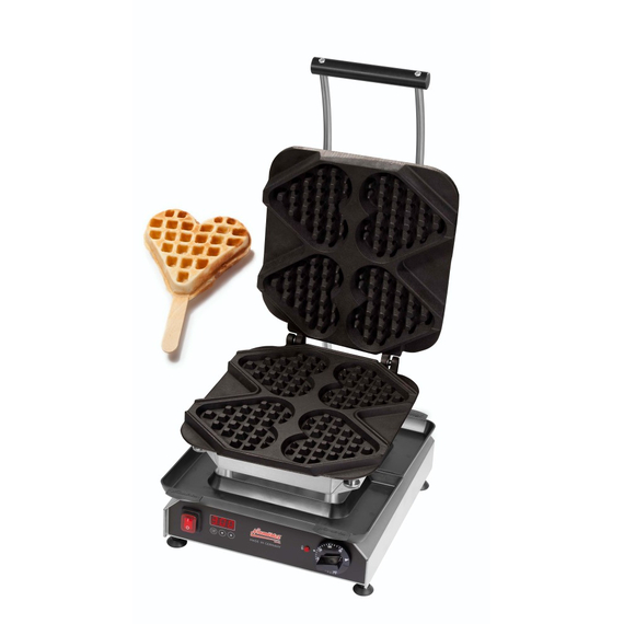 Neumärker Waffel-Herz am Stiel Wechselplatten für Thermocook®