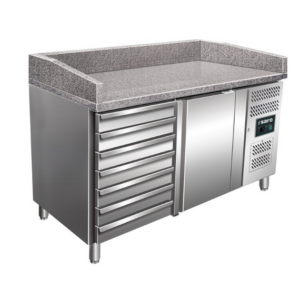 SARO Pizzatisch mit Schubladen MARGA PZ 1610 TN