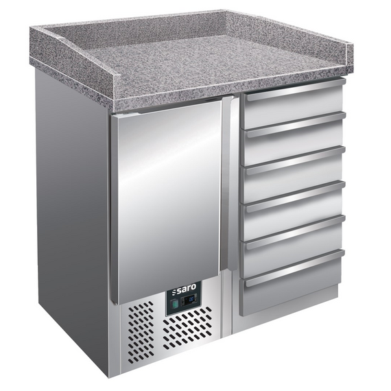 SARO Pizzatisch mit Schubladen PZ 4001