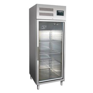 SARO Gewerbekühlschrank, Glastür - 2/1 GN GN 600 TNG