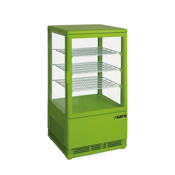 SARO Mini-Umluftkühlvitrine SC 70 grün