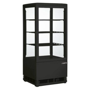 SARO Kühlvitrine SC 80 schwarz
