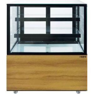 SARO Kuchenvitrine mit Holzdekor, 300 Liter MAXIME