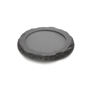 Was Germany Naturschieferplatte SLATE LINE, Ø 25 cm, Naturschiefer