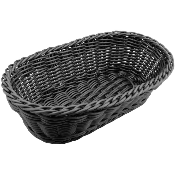 Buffetkorb, Polypropylen, schwarz, 230x115x75 mm (BxTxH)