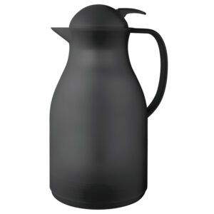 Isolierkanne, Drehverschluss mit Drucktaste, schwarz, 1,5 Liter