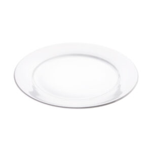 Flacher Teller, reinweißes Hotelporzellan, Serie Isabell, Stalgast, Ø 260 mm