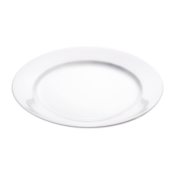 Stalgast 3 flache Teller, reinweißes Hotelporzellan, Serie Isabell, Ø 280 mm