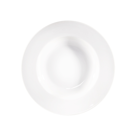 Suppenteller, reinweißes Hotelporzellan, Serie Isabell, Stalgast, Ø 230 mm