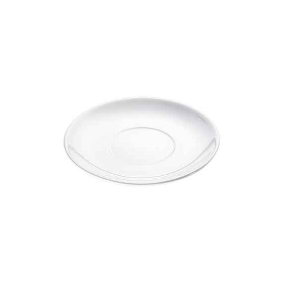 Suppen-Untertasse, reinweißes Hotelporzellan, Serie Isabell, Stalgast, Ø 140 mm