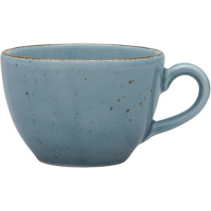Obertasse, Serie Aida, türkis, braun gesprenkelt, 180 ml, 12 Stück