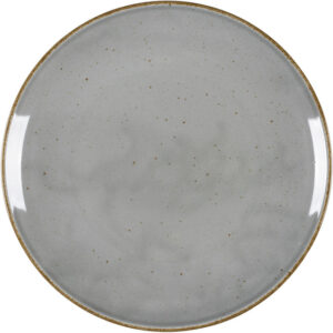 Teller flach, Serie Hotel, grau, braun gesprenkelt, Ø 280 mm, 12 Stück