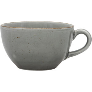 Obertasse, Serie Aida, grau, braun gesprenkelt, 280 ml, 12 Stück