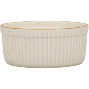 Schale, Serie Ameryka, cremefarben, braun gesprenkelt, Ø 115 mm, 12 Stück