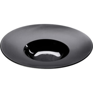 Porzellan Suppenteller aus der Serie Gourmet Kontrast, schwarz, Ø 305 mm