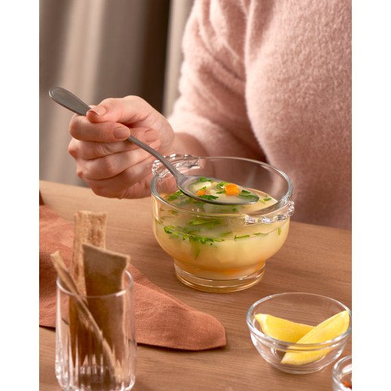 12 Suppentassen, Glas 0,410 Liter
