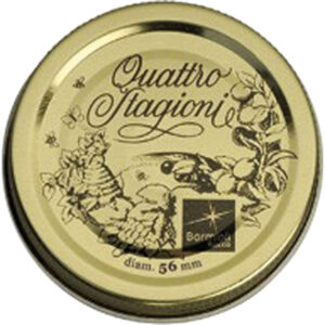 Schraubdeckel Quattro Stagioni, Ø 56 mm, 6 Stück