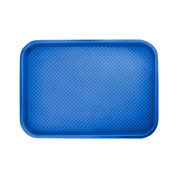 Fast Food Tablett 250 x 350 mm, blau