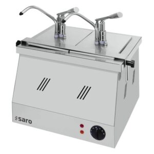 SARO Bainmarie 2X1/4 GN 200 mit Dispenser BM-0214