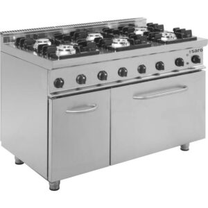 SARO Gasherd mit Elektrobackofen E7/KUPG6LE