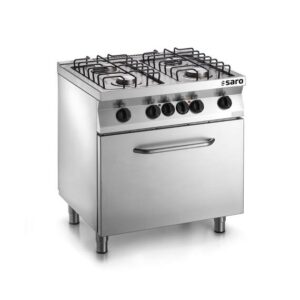 SARO Fast-Serie Gasherd mit Elektrobackofen F7/FUG4LE