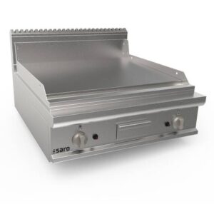 SARO Gasgriddleplatte 800mm breit Tischgerät glatt LQ