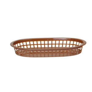 Hendi Servierkörbe im Fastfood-Stil, Braun, 6 Stk., 275x175x(H)38mm