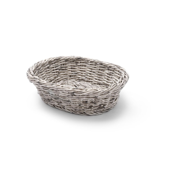 Hendi Brotkorb, oval, Hellgrau, 250x190x(H)65mm