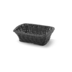 Hendi Brotkorb, rechteckig, Schwarz, 190x130x(H)60mm