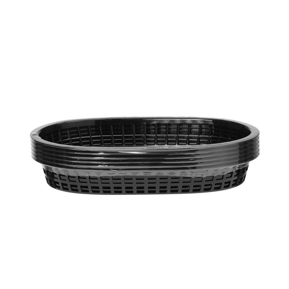 Hendi Servierkörbe im Fastfood-Stil, Schwarz, 6 Stk., 272x175x(H)38mm