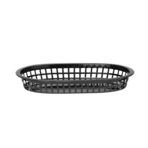 Hendi Servierkörbe im Fastfood-Stil, Schwarz, 6 Stk., 272x175x(H)38mm